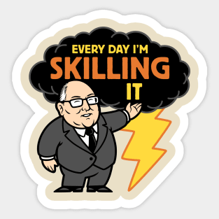 Skilling It Sticker